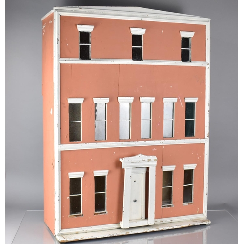 425 - A Large Dolls House in the Form of a Georgian Three Story House, 71x25x93cms High