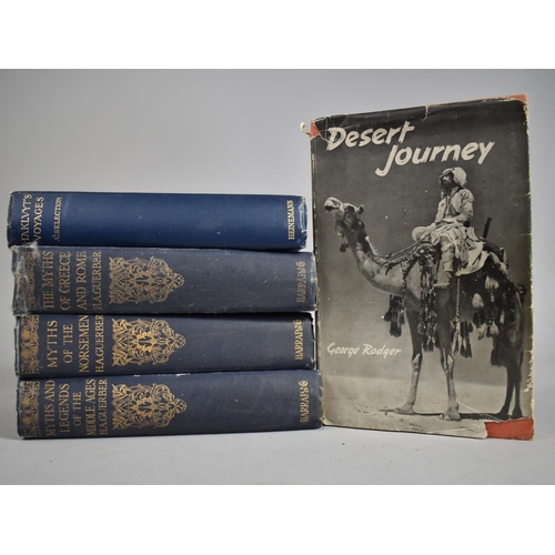 171 - A Bound Volume, Desert Journey By George Rodger with Dust Jacket Together with Three Volumes, Myths ... 