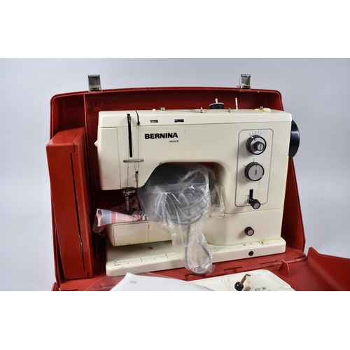 193 - A Mid 20th Century Bernina Record Electronic Sewing Machine in Case, Untested