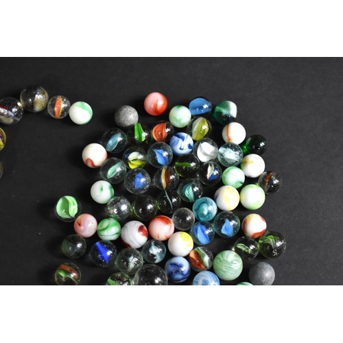 237 - A Collection of Various Vintage Marbles etc