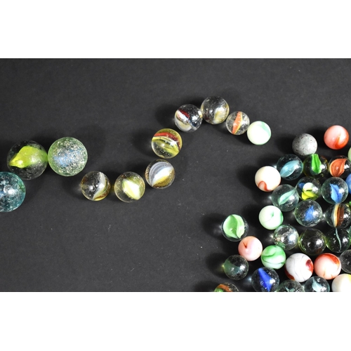 237 - A Collection of Various Vintage Marbles etc