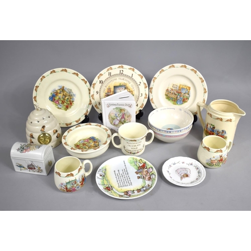 259 - A Collection of Various Children's China to Comprise Royal Doulton Bunnykins Baby Plate, Jug, Plates... 