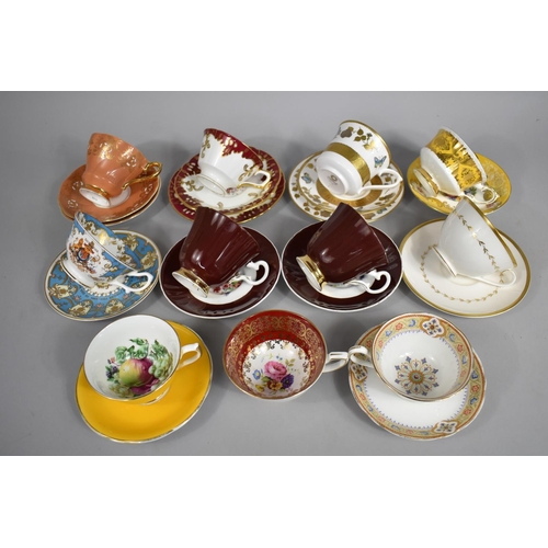 266 - A Collection of Various Cabinet Cups and Saucers to Comprise Paragon, Aynsley, Coverswall Trio Royal... 