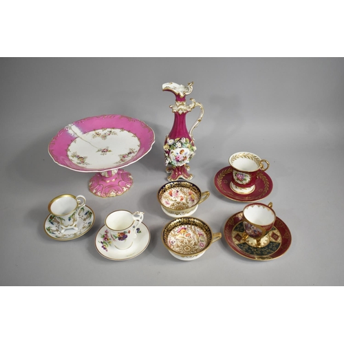 279 - A Collection of Various 19th and 20th Century Continental and English Porcelain to Comprize Floral S... 