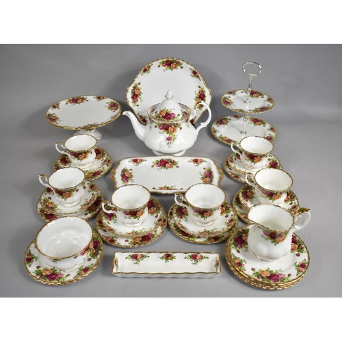 284 - A Royal Albert Old Country Roses Tea Set to Comprise Six Cups, Six Saucers, Twelve Side Plates, Teap... 