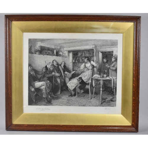 310 - A Framed and Signed Dendy Sadler Engraving, 