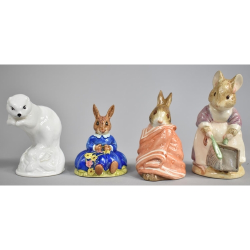 334 - A Collection of Figures to Comprise Beatrix Potter Figures to Comprise Border Fine Arts Hunca Munca ... 