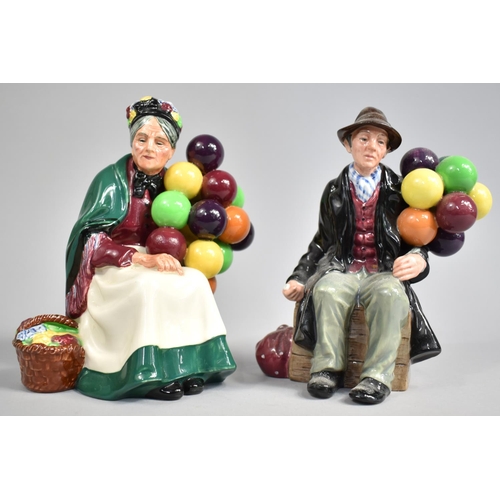 337 - Two Royal Doulton Figures, The Old Balloon Seller (HN1315) and The Balloon Man (HN1954)