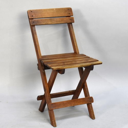 61 - A Small Folding Childs Chair