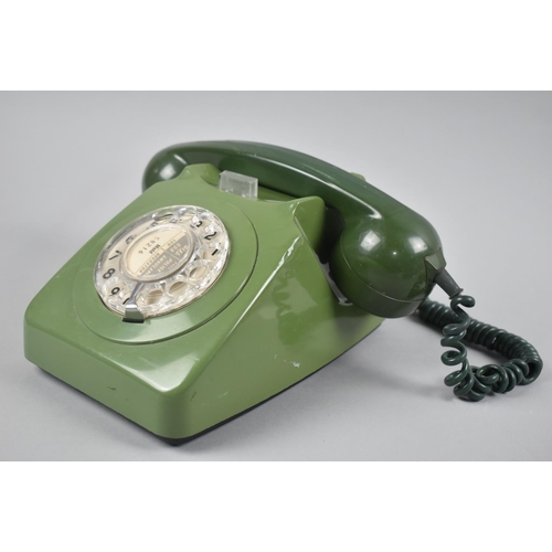 74 - A Mid 20th Century Two Tone Green Telephone