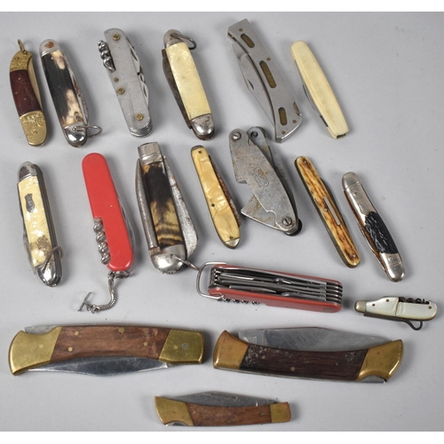 97 - A Collection of Various Mid 20th Century Pocket amd Multi Tool Knives