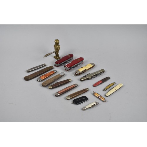 67 - A Collection of Various Mid 20th century Pocket Knives and Multitool Knives. (Photo now replaced, Pr... 