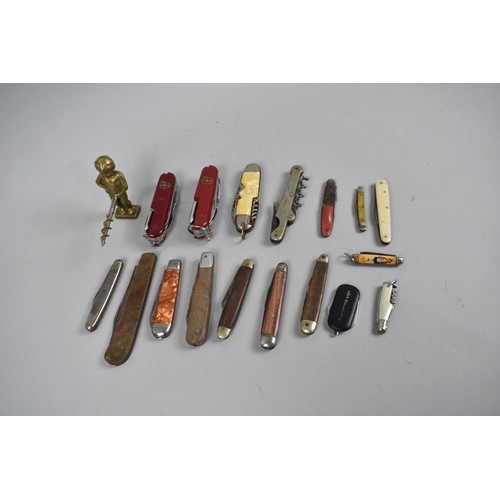 67 - A Collection of Various Mid 20th century Pocket Knives and Multitool Knives. (Photo now replaced, Pr... 