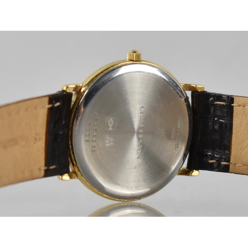 120 - A Gents Longines Wrist Watch, The Charleston, Cream Enameled Dial with Black Hands, Roman Numerals a... 