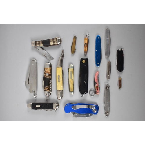 102 - A Collection of Vintage and Modern Pocket and Multitool Knives