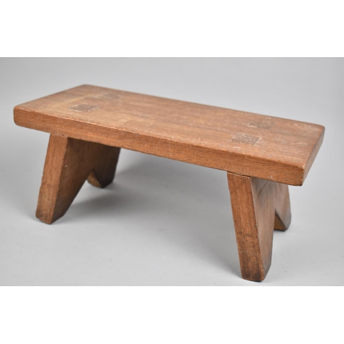 103 - A Mid 20th Century Rectangular Stool, 37cm long