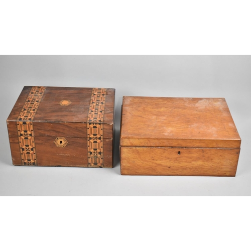 110 - Two Late Victorian/Edwardian Boxes for Restoration