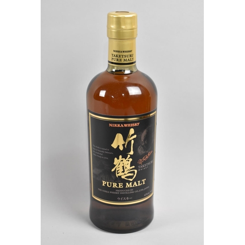 113 - A Single Bottle of Nikka Pure Malt Taketsuru Japanese Whisky