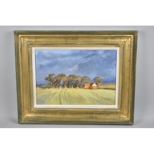 151 - A Framed Oil on Board, Spring Near Ludlow, Signed B Berry, 34x24cms