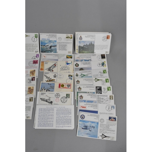 158 - A Collection of 39 Commemorative Aviation 1st Day Covers