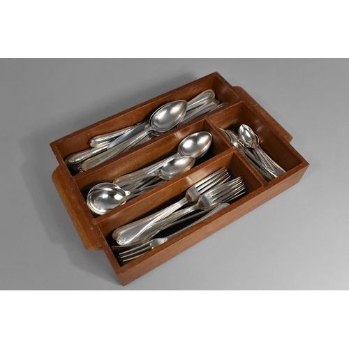 250 - A Mappin and Webb Silver Plated Cutlery Set to Comprise Six Table Forks, Six Table Knives, Six Desse... 