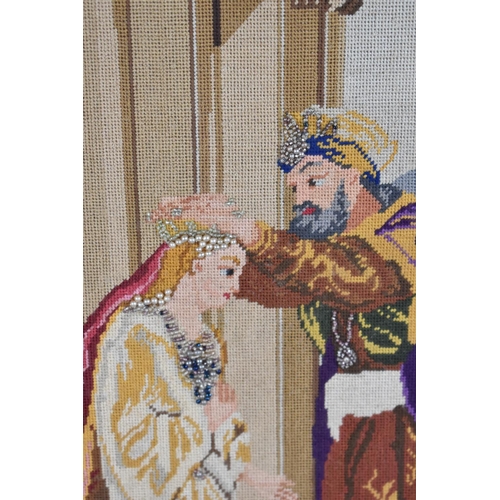 270 - A Framed Tapestry, The Crowning of Esther, 1965, 52x68cm