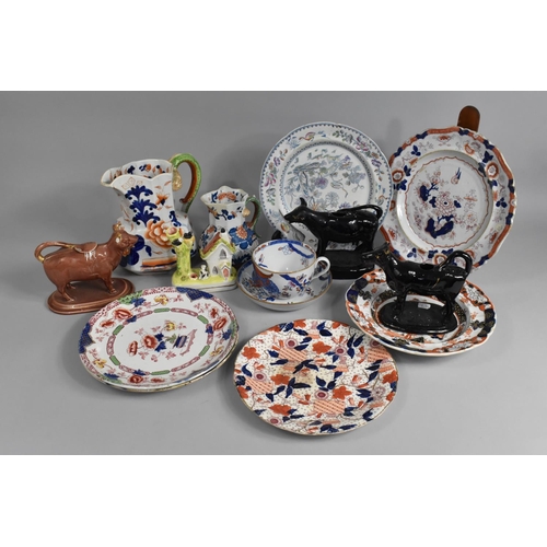 293 - A Collection of Various 19th Century and Later English Imari Pattern China to Comprise Copeland Cup ... 