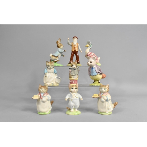 353 - A Collection of Beatrix Potter Figures to Comprise Four Royal Albert and Five Beswick to Include Mr ... 