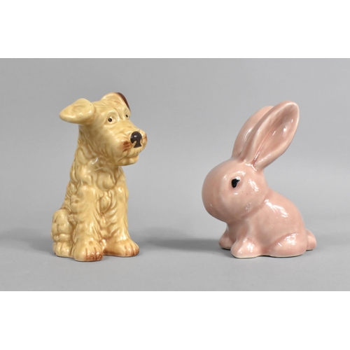 358 - Two Sylvac Figures, Dog and Rabbit