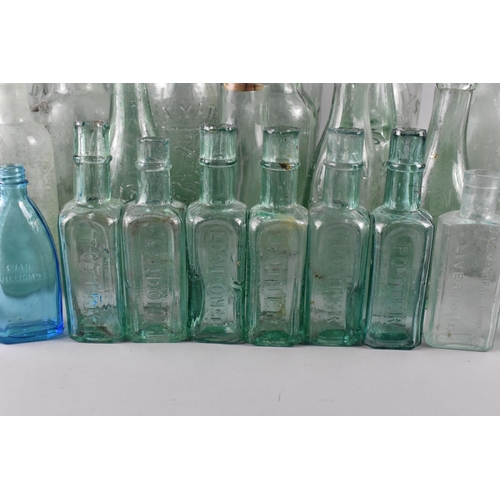 437 - A Large Quantity of Various Glass Beer Bottles, Pots etc