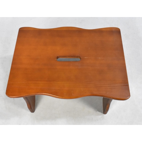 459 - A Mid Century Rectangular Stool, 40cms Wide