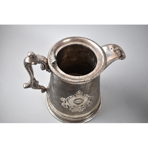 49 - A Large Silver Plated Jug from The SS Ohio, Operated by International Navigation Company Ltd, Missin... 