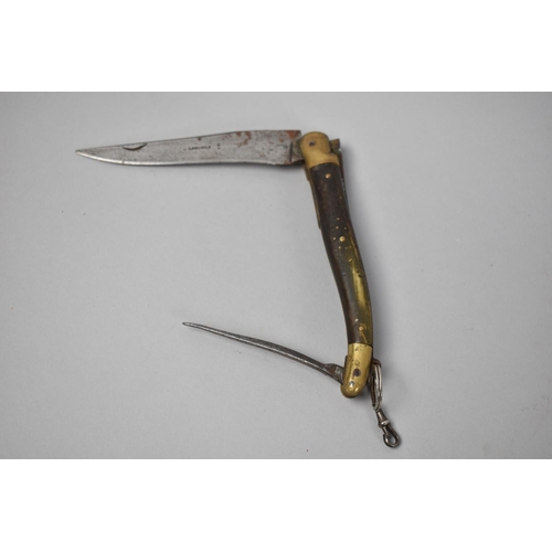 97 - A Late 19th Century Combination Pocket Knife and Spike by Laguiole