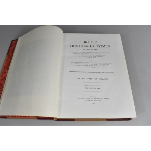 159 - WITHDRAWN A Bound Sporting Life Volume, British Hunts and Huntsman in the Southwest of England Publi... 