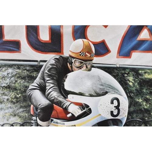 167 - A Framed Limited Edition Motorcycling Print, 