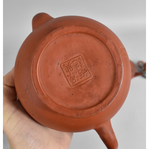 245 - A Collection of Five Various Yixing Teapots (all with condition issues)