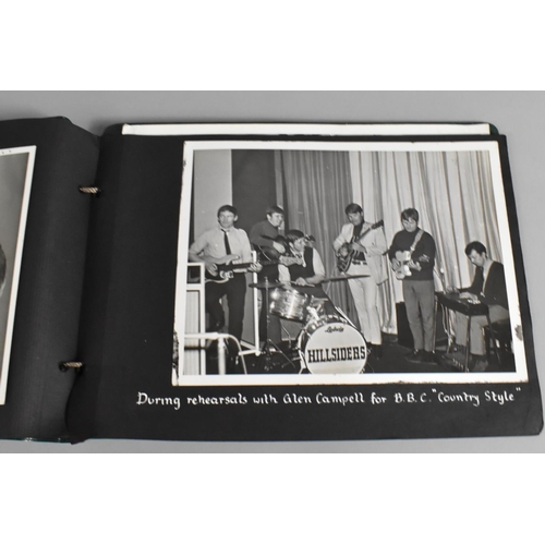 281 - A Transfer Printed Beatles Plate, Chip to Rim together with a Photograph Album Containing Music rela... 