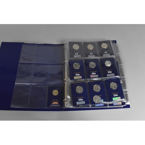 470 - A Change Checker Ring Binder Containing Various British and Foreign Mint and Circulated Coins