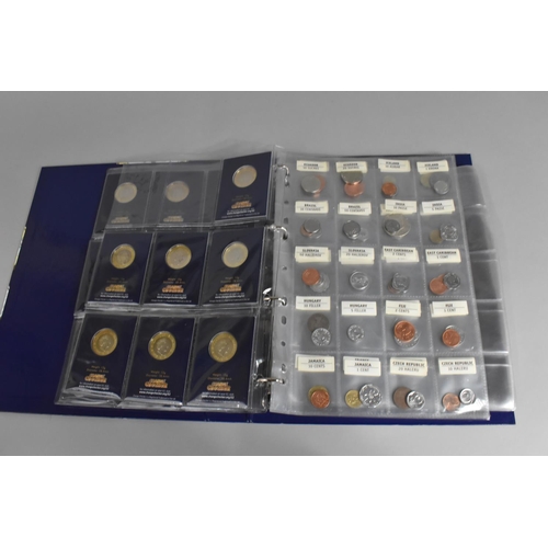 470 - A Change Checker Ring Binder Containing Various British and Foreign Mint and Circulated Coins