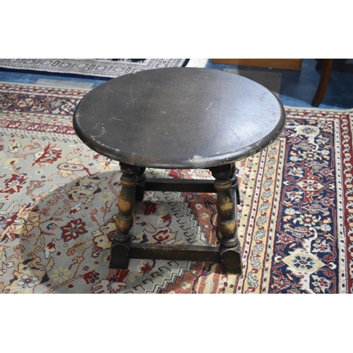 499 - A Mid 20th century Circular Topped Coffee Table, 56cms Diameter