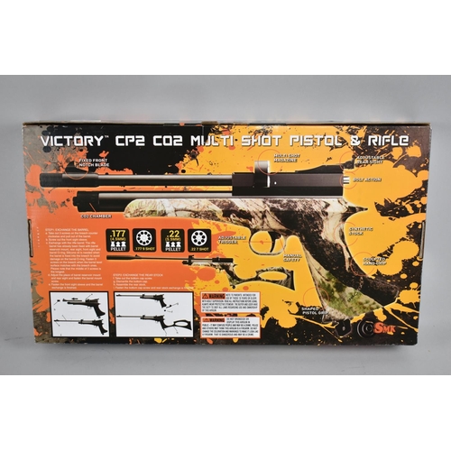 121 - A Victory CP2 CO2 Multi Pistol which Converts to Rifle in Original Box