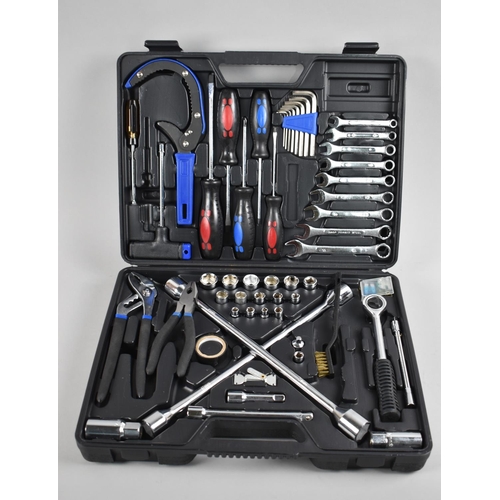 134 - A Modern Tool Set to include Sockets, Spanners and Screwdrivers Etc