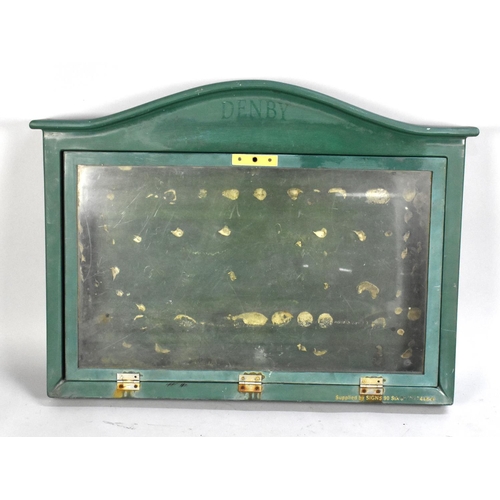 203 - A Modern Arched Top Glazed Display, 99cms Wide