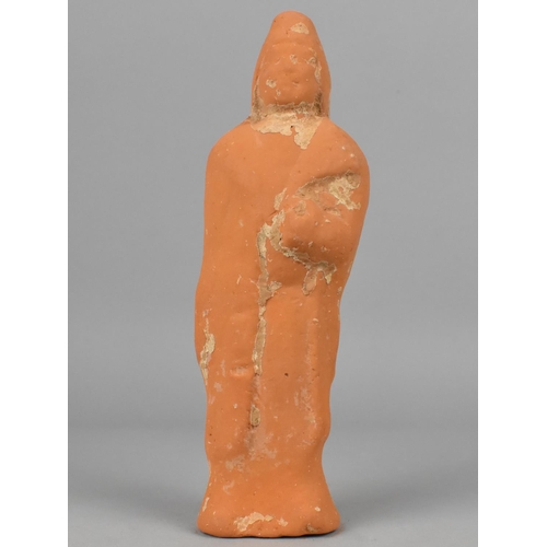 259 - A Tang Type Terracotta Figure, 20cm high