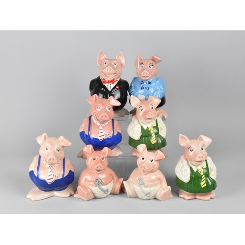 269 - A Collection of Eight Wade Natwest Pigs