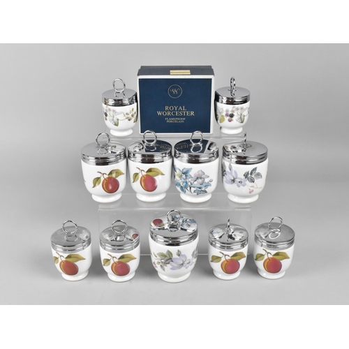 280 - A Collection of Eleven Royal Worcester Egg Coddlers