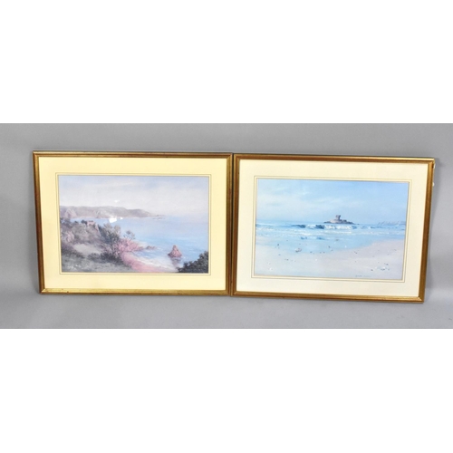 293 - A Pair of Framed Seascape Prints