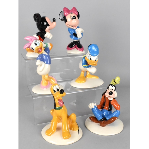 303 - A Set of Six Royal Doulton The Mickey Mouse Collection Figures