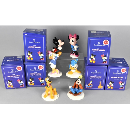 303 - A Set of Six Royal Doulton The Mickey Mouse Collection Figures