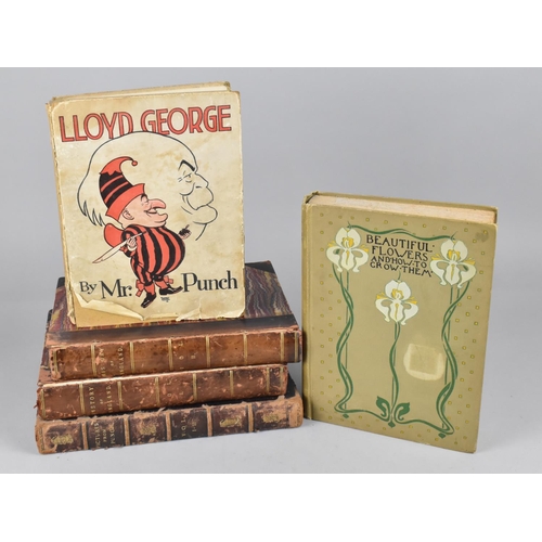 336 - A Collection of Various Vintage Published Books to Include Pictures from Punch, LLoyd George by Mr P... 